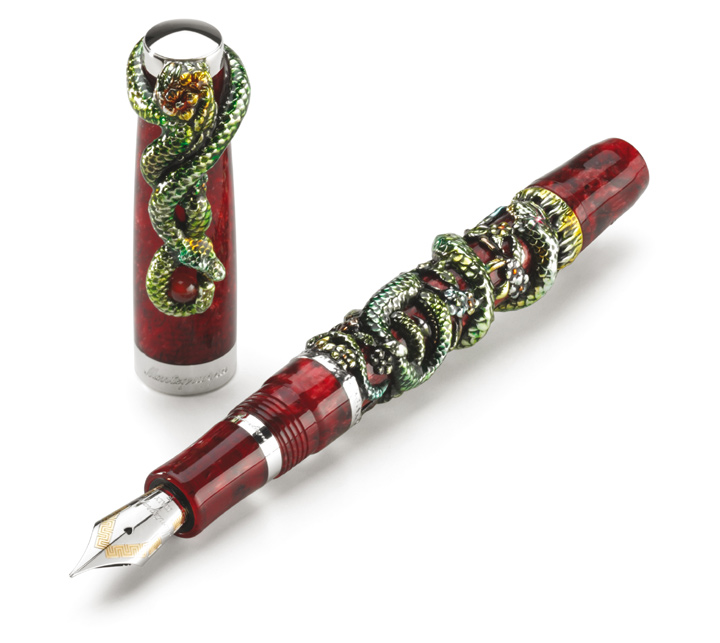   Montegrappa 2013 Snake Hand Painted